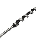 Built Tough One Inch Wood Auger Drill Bit With Hex Shank And Hardened Carbon Steel Shaft for precise boring in dense lumber.