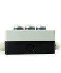 3 Stack LED Industrial Signal Tower Light Andon Lights No Buzz Steady On Red Yellow Green With Self Locking Switch side view