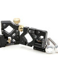 Top Shelf Two Pack Folding Guide Rail Clamps For Sweet Workshop Organization with durable metal material and precise adjustments.