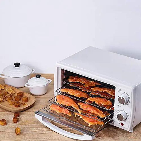 Digital Food Dehydrator That Slays The Heat For Perfect Homemade Fruit Snacks, Dog Treats, And Savory Jerky with stacked trays and drying food.