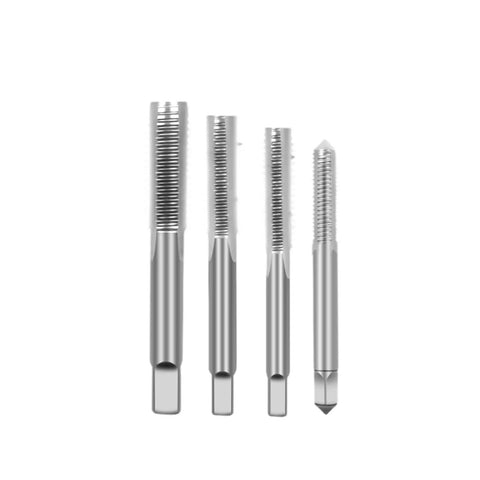 Heavy Duty Manual Tap And Die Set With T Handle Wrench For Creating Standard Threads, Alloy Steel Construction Offers Nonslip Grip And Durability For Tough Jobs. four alloy steel taps