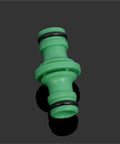 Top Notch 20 Piece Garden Hose Quick Connector Set with Bi Directional Coupler Push Pull Fit And Easy Snap Joint For Outdoor Watering Hoses Repair Kit green plastic hose connector with black O-rings