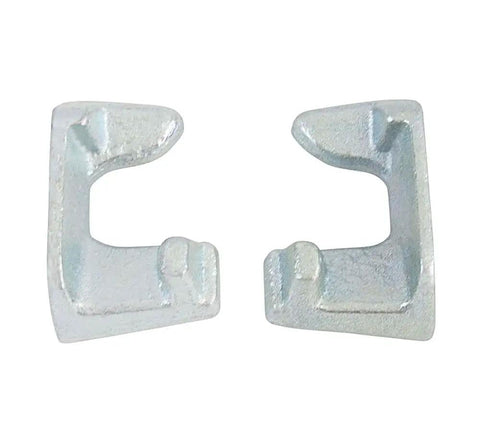 Close-up view of latch components from Two Pack Container Door Lock Parts Kit Without Operation Bar For Shipping Containers.