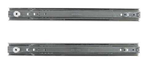 Hella Durable Genuine OEM Refrigerator And Freezer Drawer Slide Rail Set Of Two smooth metal tracks for easy installation.