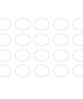 Rock Solid Durable PTFE Flat Washers 60 Pack M25 heavy duty white O rings for plumbing pipes arranged in grid.