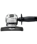 Heavy Duty Angle Grinder For Four And A Half Inch And Five Inch Discs, 12,000 RPM, 11 Amp, Locking Slide Switch, 120V, Left View