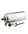 5.5kW CNC Spindle Motor Water Cooled 220V 380V ER25 Chuck With Z Axis 125x298mm shown with accessories for milling