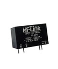 5 Pack Hlk 2M12 Ac To Dc Step Down Switching Power Supply Module with 12V output and black casing for EV charging gear projects.