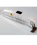 Transparent Table Saw Cover With Guard And Dust Shield, Universal 7 To 12 Inch Saw Cover, lightweight clear side view