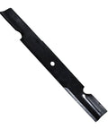 Genuine OEM 21 Inch Mower Blades Set 3 Pack For 61 Inch Deck Five Eighth Inch Center Hole Two And A Half Inch Wide 0.203 Inch Thick Replacement