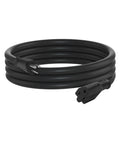6-Foot Outdoor Extension Cord Tough-As-Nails 12/3 SJTW Heavy Duty Power Cable with 3-Prong Grounded Plug Weather Resistant 15A 1875W Black