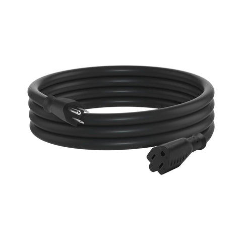 6-Foot Outdoor Extension Cord Tough-As-Nails 12/3 SJTW Heavy Duty Power Cable with 3-Prong Grounded Plug Weather Resistant 15A 1875W Black