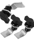 Three Piece T Handle Cam Latch Locks For Tool Box And Equipment Box Cabinets Replacement ABS Plus Metal Construction
