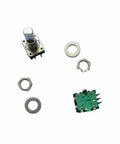 Multi Turn Rotary Encoder With Push Switch For Precise Digital Tuning And Menu Navigation, 24 PPR, Durable CW CCW Rotation