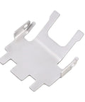 14g Stainless Steel Skid Plate Chassis Armor And Axle Protector For TRX4M 1x18 RC Crawler Upgrade shown on white background