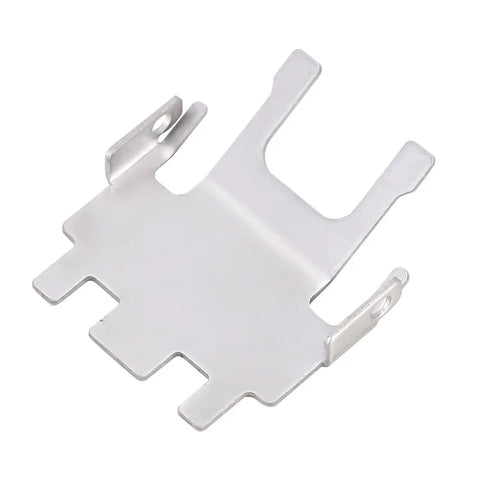 14g Stainless Steel Skid Plate Chassis Armor And Axle Protector For TRX4M 1x18 RC Crawler Upgrade shown on white background