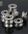 Snag These Rock Solid V Groove Sealed Ball Bearings 624VV Guide Track Rollers 20 Pack For Embroidery Machines Textile Winders Built Tough, metal bearings.