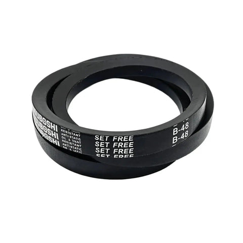 Heavy Duty Classical V Belt For Industrial Drive Systems, Built Tough And Reliable Power Transmission Belt With Premium Japanese Material For Wear-Resistant, Low Deformation, Long-Lasting Performance. black B-48 V belt