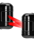 Dual Laser Alarm Beam Sensor For Indoor And Outdoor Security, 300m Range With 60m Infrared Detection, weatherproof twin beams