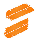 Bright orange Throat Insert Plate For MS1290LZA MS1290LZ1 Miter Saw Replacement Kerf Board Set with dovetail design