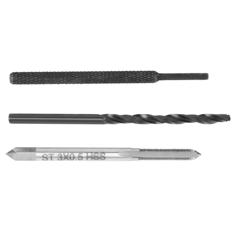 Components of 50 Pieces Stainless Steel Helicoil Thread Repair Kit M3 X 2D Set for Aluminum and Soft Metals DIY Friendly