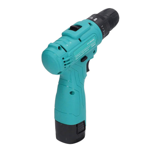 Straight Up Rugged Heavy Duty Cordless Impact Drill Packing Serious Power With Dual Speed Control And Steady Torque For Auto And Diy Shelf Repairs in teal color.