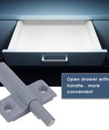 Heavy Duty Magnetic Cabinet Door Catches With Built In Buffer Stopper engineered for over 50k open close cycles, grey color and easy to install.