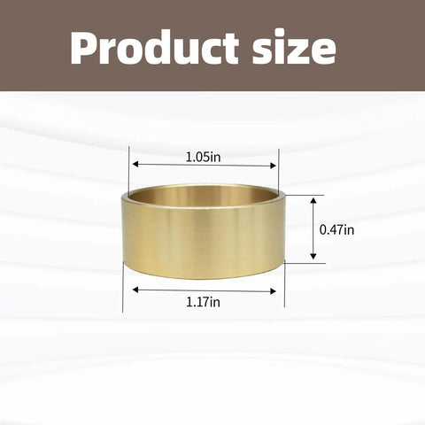 Bronze Bushing Replacement 2 Pack For Lawn Mower Clutch Parts 20 And 30 Series With Three Quarter Inch Crankshaft Fit 200349A 350339 Compatible Durable Bronze Bushing Set For Easy Install In Garden Equipment, 1.05in by 0.47in
