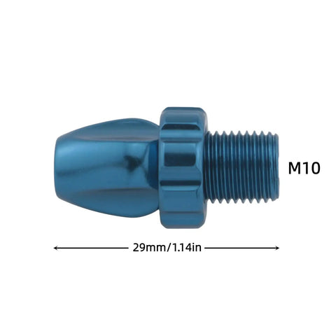 Two Pack Aluminum Alloy Brake Levers With Adjustment Screws For Bicycle Components Mountain Bike Accessories, blue screw, 29mm