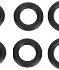Coffee Machine Repair Key Set With Gasket Pack And Magnetic Wrench, six black rubber gaskets for espresso maker repairs