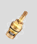 Pure Water Tap with Ceramic Filter for Kitchen Sink - 150Mm X 328Mm Brass Faucet ceramic filter cartridge detailed view.