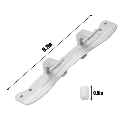 Front Load Washer And Dryer Door Hinge Replacement Kit With 4 Pin Caps For Front Loader, Durable Door Hinge Repair, 9.7in part