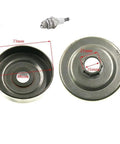Heavy Duty Clutch Drum Needle Bearing And Sprocket Rim Replacement Kit For 50 51 55 Cc Mini Bikes And Go Karts Keeps Your Rig Running Smooth With No Noise And Easy Install For Real Riders Who Demand Quality Parts Always. metal clutch drum and sprocket rim set, 73mm outer, 68mm center, for 50-55cc mini bikes and go karts