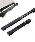 Heavy Duty Adjustable Appliance Mover Dolly With 24 Silent Wheels For Washing Machine And Sofa Moving, showing black telescopic frame.