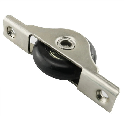 2 Pcs Nylon Wheel Sliding Door Roller 29mm Diameter With Stainless Steel Shell And Screws Black Window Weight Pulley