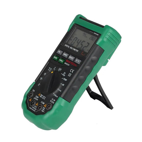 All In One 5 In 1 Auto Range Digital Multimeter With Lux Light Meter, sound level and temperature humidity tester with backlit LCD