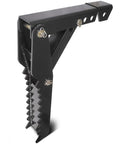 36 Inch Weld On Backhoe Thumb Clamp With Five Eighths Inch Steel Plate, Heavy Duty Adjustable Assembly, side view