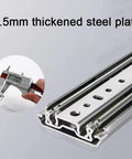 Beefy Full Extension Drawer Slides for Tool Boxes, Heavy Duty Side Mount Runners, 400 Lb Capacity, Steel Construction