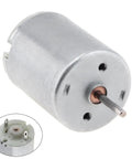 R280 DC Motor 6 To 24 Volt 19800 RPM High Speed Micro Motor for DIY Toys and Gadgets, shown with close-up of end view