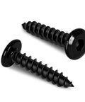 Heavy Duty M4 x 20mm Flat Head Socket Cap Self Tapping Screws Countersunk Wood Screws made from 304 stainless steel 18-8 with black finish
