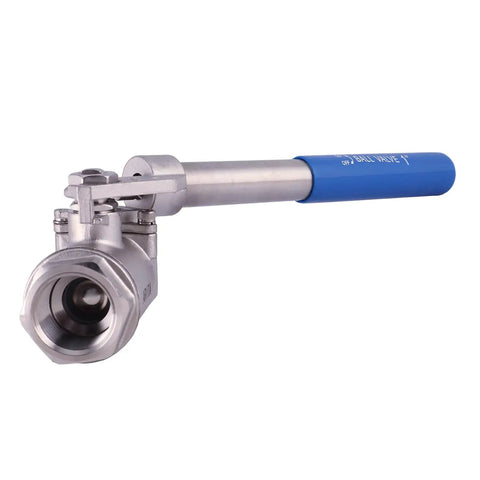 Spring Return Deadman Handle Ball Valve 1 Inch Stainless Steel 304 Full Port 1500 PSI For Water Oil And Gas Female NPT