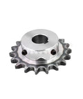 Hella Durable Bevel Gear Pinion Built Tough For Industrial Chain Drives Hardened Steel Sprocket with keyway bore.