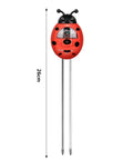 Ladybug Shaped 3 in 1 Soil Tester for Moisture pH and Sunlight Levels, Easy Home Gardener Helper, 26cm dual metal probes