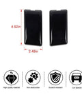 Premium Carbon Fiber Windshield Screw Covers For Ford Bronco 2021 To 2023 Left Right Pair, black, 4.92x2.48 inches.