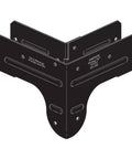 Outdoor Accents ZMAX APRTC2 Black Rigid Tie Corner Connector For 2x Joists And 2x4 Posts Pack Of 8 No Cut Corner Joint
