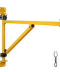 Massive 660 Lbs Wall Mount Jib Crane Hoist Bracket Built Tough With Carbon Steel Construction And Smooth 180 Degree Swivel Scaffold Lifting Arm