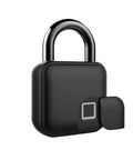 Lock Down Your Gear With This 10 Pack Smart Fingerprint Padlock Set Built Tough For Waterproof Keyless Entry On Suitcases Gym Lockers And Front Doors. Black smart fingerprint padlock with chrome shackle and fingerprint sensor.