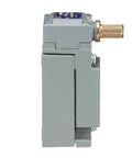 Side view of Heavy Duty NEMA Limit Switch With Rotary Head Full Size 1 Pole CW CCW Operation 1NO 1NC Industrial Automation Sensor