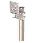 Pole Mount Bracket Anti Vibration For Security Cameras And PTZ Domes, Rock Solid Universal Wall Mount Kit shown at an angle