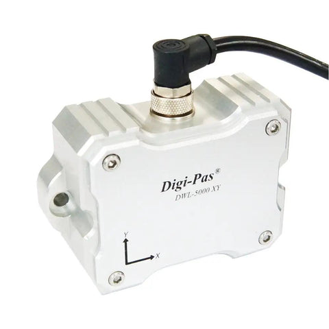 Dead Accurate Two Axis Digital Tilt Sensor Wireless Inclination Monitor With Rugged IP65 Housing, compact aluminum design.